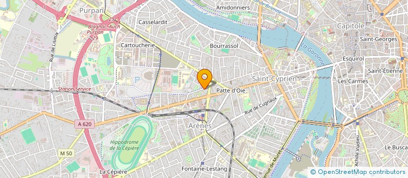 localisation de l'entreprise OUMIPO à TOULOUSE