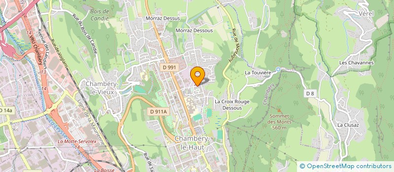 localisation de l'entreprise OUMMA BURGER  CHAMBERY