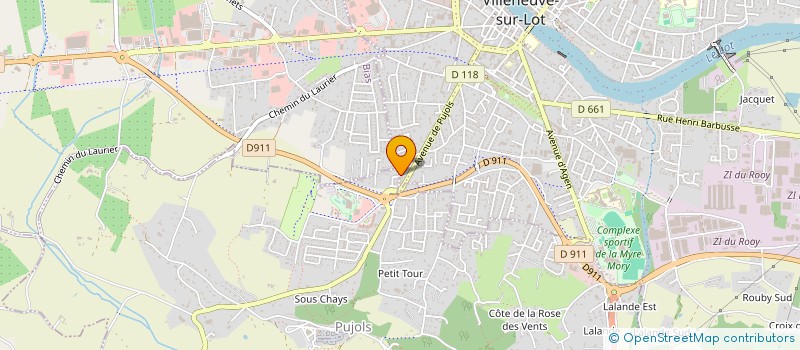 localisation de l'entreprise OUMMANITY AID à VILLENEUVE-SUR-LOT