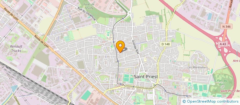 localisation de l'entreprise OUMMANITY PROJECT  SAINT-PRIEST