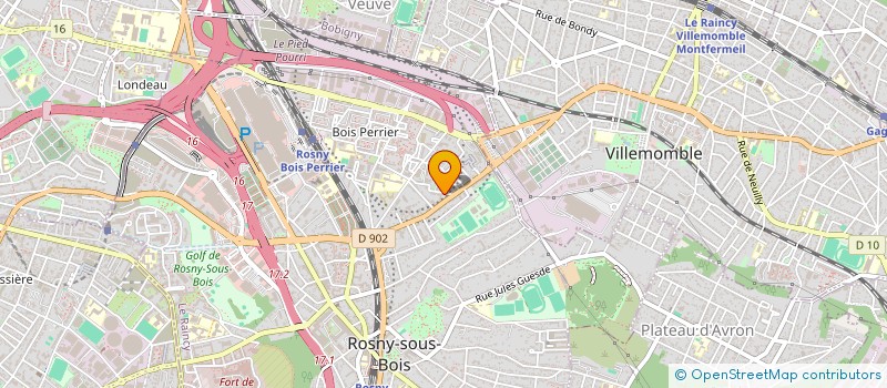 localisation de l'entreprise OUMMAWORK à ROSNY-SOUS-BOIS