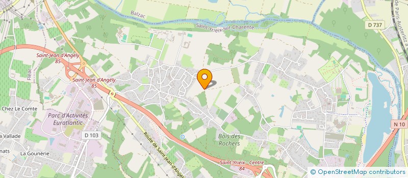 localisation de l'entreprise OUMNIA à SAINT-YRIEIX-SUR-CHARENTE