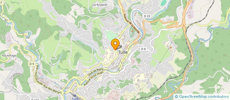 localisation de l'entreprise OUMOUCH  TULLE