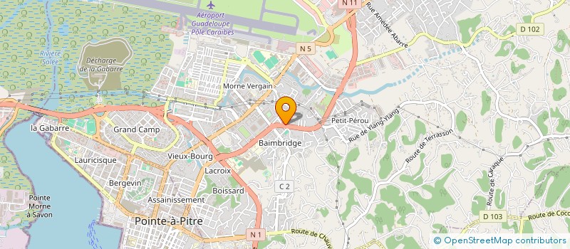 localisation de l'entreprise OUMPA à LES ABYMES