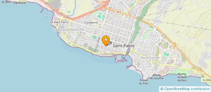 localisation de l'entreprise OUNA ROSA - PRECEPT STORE à SAINT-PIERRE