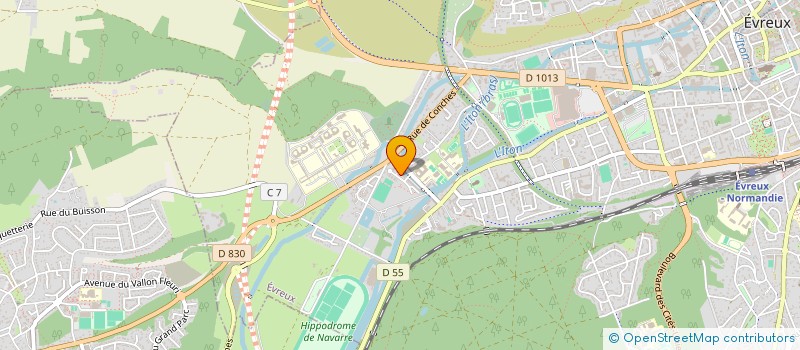 localisation de l'entreprise OUNASAR  EVREUX