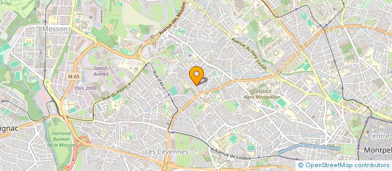 localisation de l'entreprise OUNASSER RENOVATION ET CONSTRUCTION à MONTPELLIER