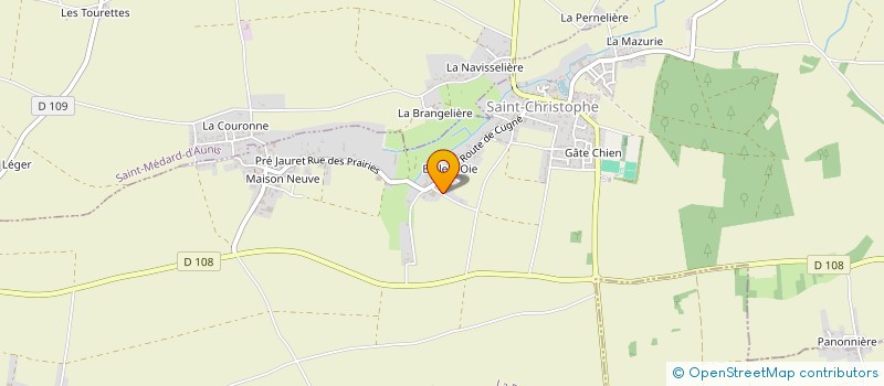 localisation de l'entreprise OUNO CONSEIL à SAINT-CHRISTOPHE