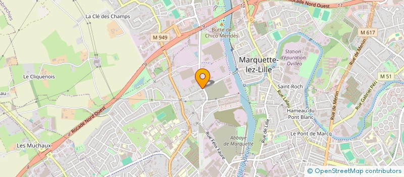 localisation de l'entreprise OUNO-W  MARQUETTE-LEZ-LILLE