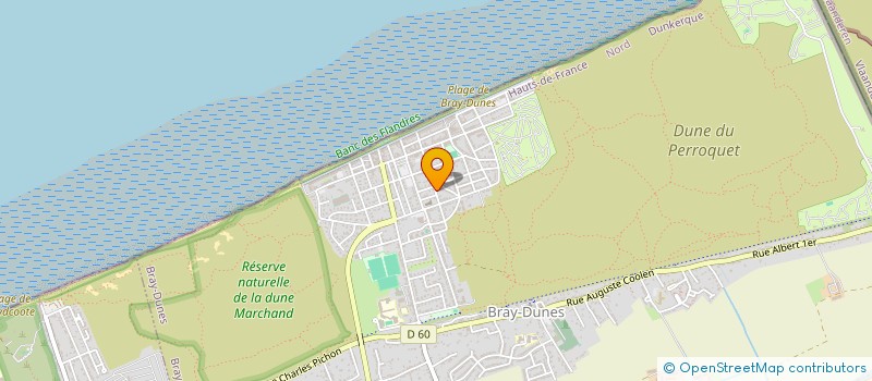 localisation de l'entreprise OUPLA DES DUNES  BRAY-DUNES