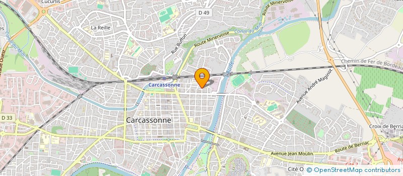 localisation de l'entreprise OUPOUAOUT YOGA CLUB  CARCASSONNE