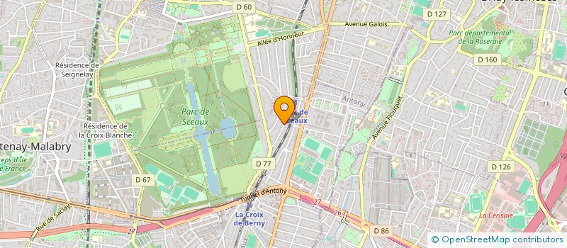 localisation de l'entreprise OUPS (OUVROIR POTENTIEL DE SOUNDPAINTING) à ANTONY