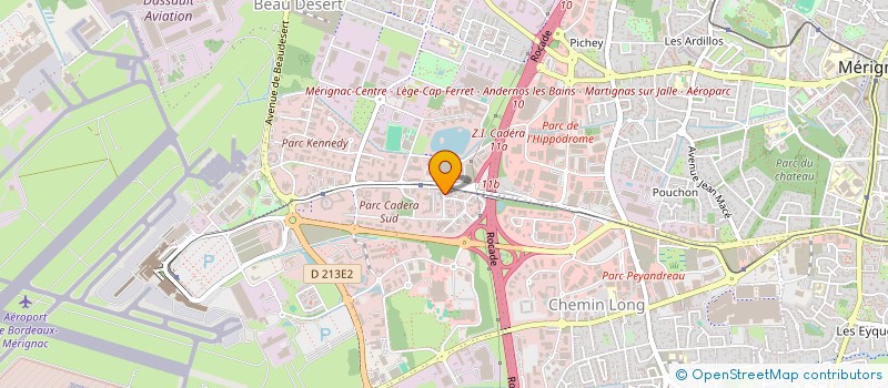 localisation de l'entreprise OUR 33  MERIGNAC