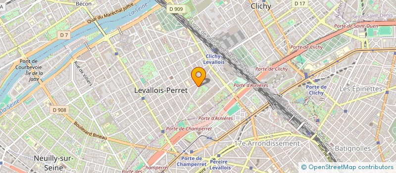 localisation de l'entreprise OUR KITCHEN à LEVALLOIS-PERRET
