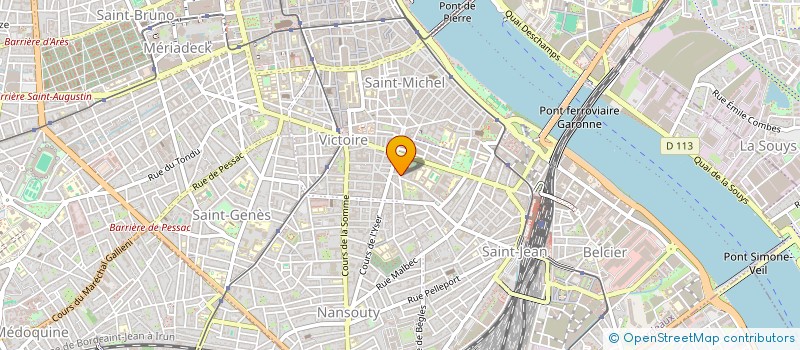 localisation de l'entreprise OURA à BORDEAUX