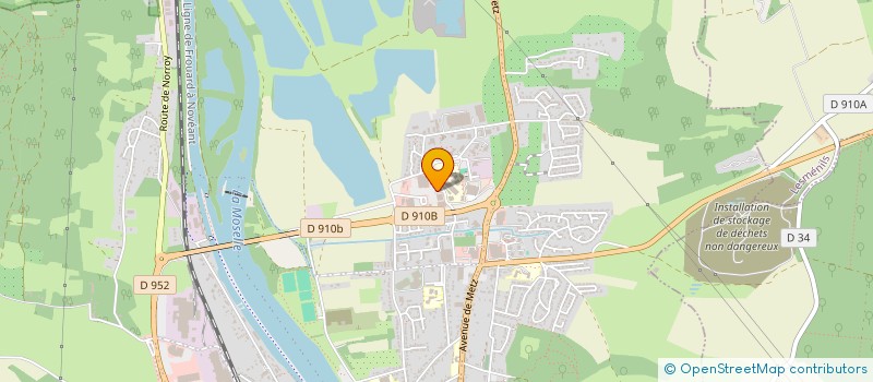 localisation de l'entreprise OURAGAN  PONT-A-MOUSSON