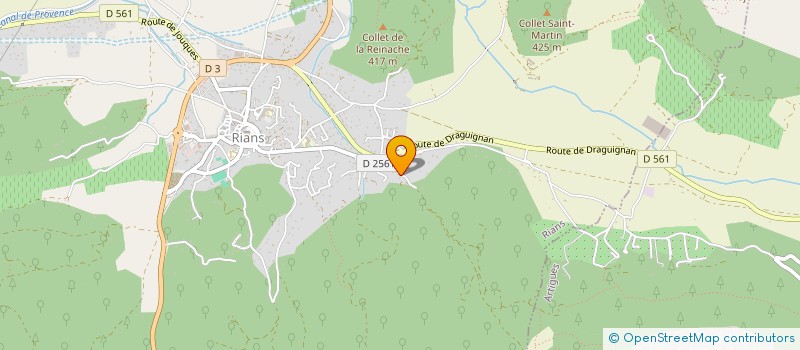 localisation de l'entreprise OURAGAN à RIANS