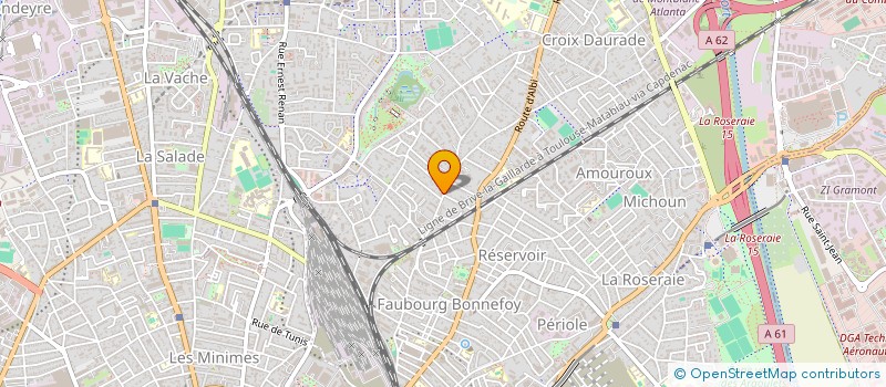localisation de l'entreprise OURAGAN MECA  TOULOUSE