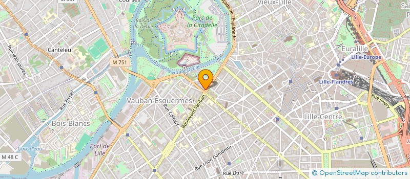 localisation de l'entreprise OURAGANS à LILLE