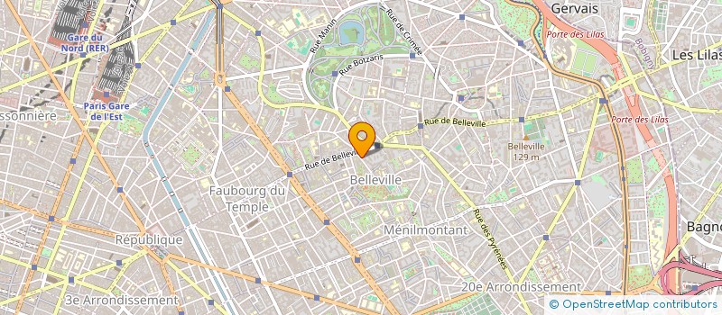 localisation de l'entreprise OURAL CUIRS ET PEAUX  PARIS