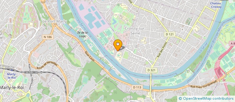 localisation de l'entreprise OURANO TELECOM à CROISSY-SUR-SEINE