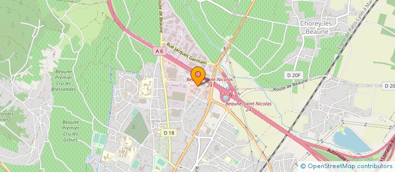 localisation de l'entreprise OURANOS  BEAUNE