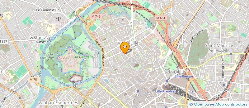 localisation de l'entreprise OURANOS à LILLE