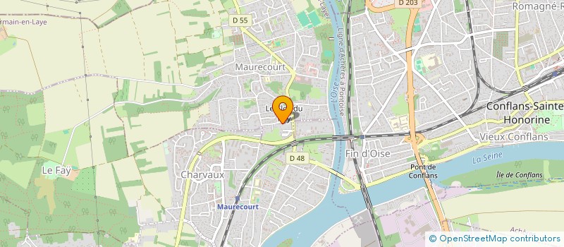 localisation de l'entreprise OURANOS  MAURECOURT