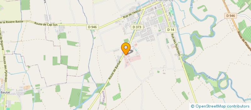 localisation de l'entreprise OURDAS AUTOMOBILES  PLAISANCE