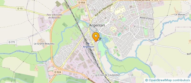localisation de l'entreprise OURDIA  ARGENTAN