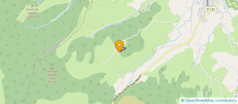 localisation de l'entreprise OURDIE  ARETTE