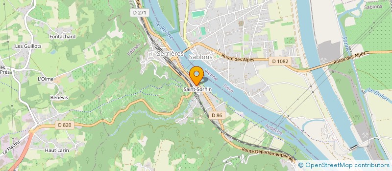 localisation de l'entreprise OURDISSAGE VEYRINOIS à CHARNAS