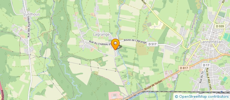 localisation de l'entreprise OUREA à LAGRANGE