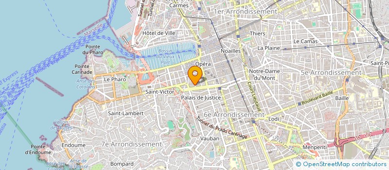 localisation de l'entreprise OUREA à MARSEILLE