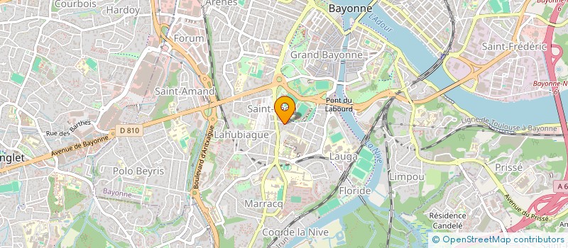 localisation de l'entreprise OUREA à BAYONNE