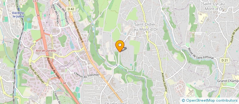 localisation de l'entreprise OUREA SNC  SAINT-DIDIER-AU-MONT-D'OR