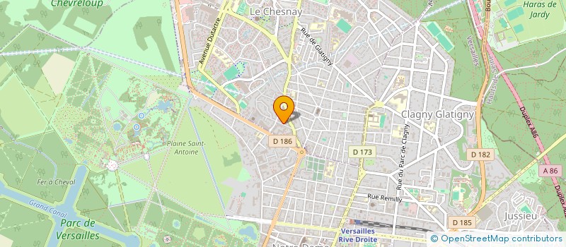 localisation de l'entreprise OURENTUC  LE CHESNAY-ROCQUENCOURT