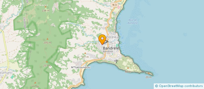 localisation de l'entreprise OUREWAGUINI à BANDRELE