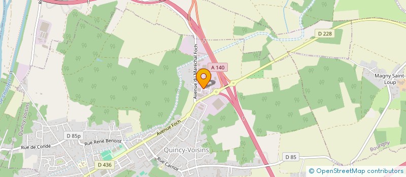 localisation de l'entreprise OURI-TECH  QUINCY-VOISINS