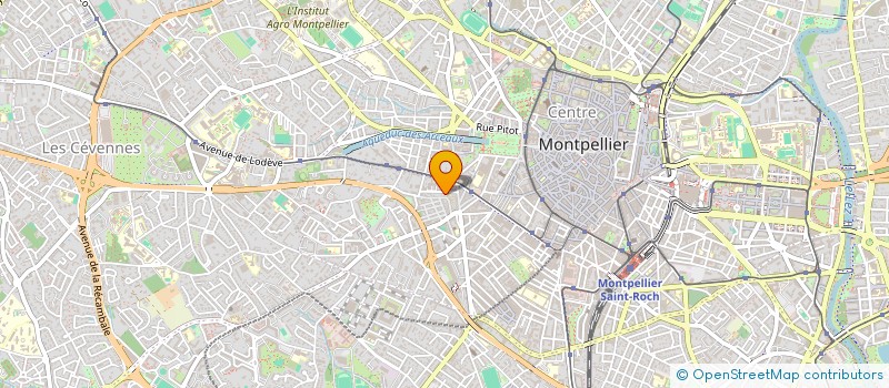 localisation de l'entreprise OURIBEL à MONTPELLIER