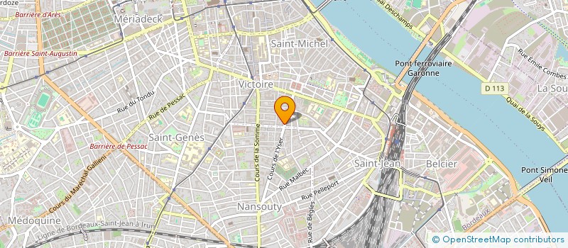 localisation de l'entreprise OURIDA à BORDEAUX