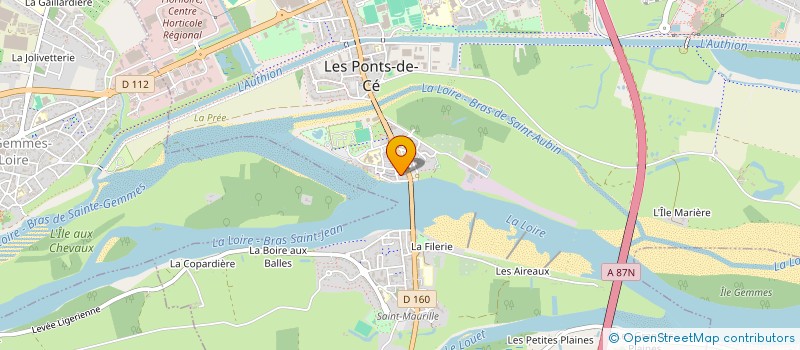 localisation de l'entreprise OURIKA SOLIDAIRE à LES PONTS-DE-CE