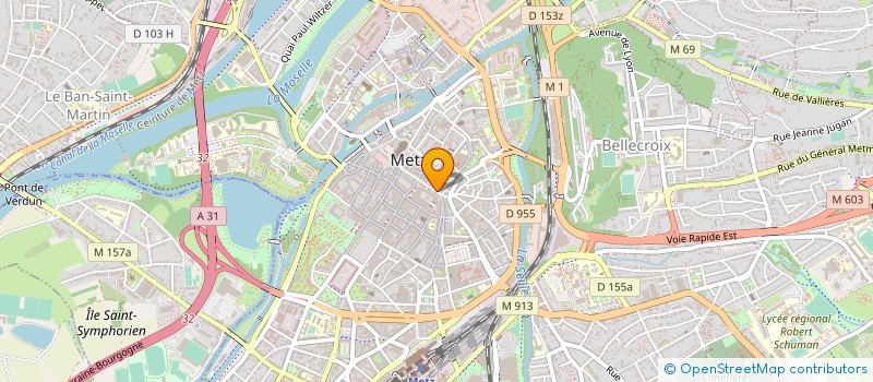 localisation de l'entreprise OURINMETZ  METZ