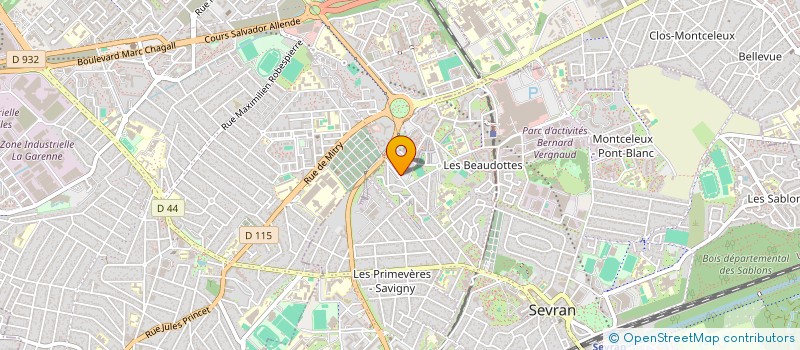 localisation de l'entreprise OURIR  SEVRAN