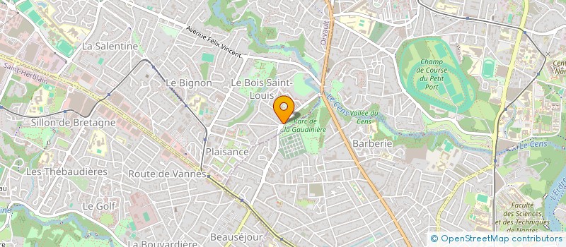 localisation de l'entreprise OURKABANE  ORVAULT