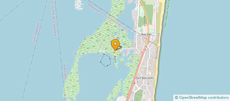 localisation de l'entreprise OURMA  LE BARCARES