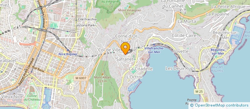 localisation de l'entreprise OUROS à VILLEFRANCHE-SUR-MER
