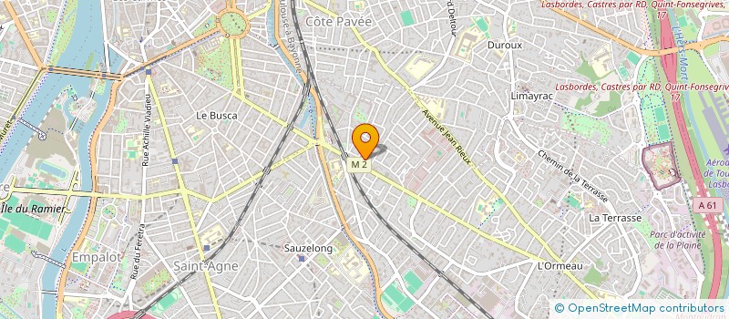 localisation de l'entreprise OURPOU à TOULOUSE