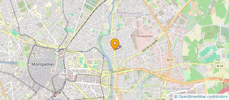 localisation de l'entreprise OURS BLANC  MONTPELLIER