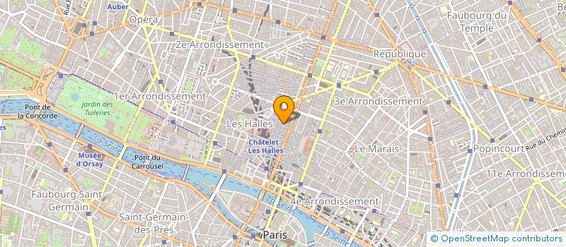 localisation de l'entreprise OURS BRUN à PARIS